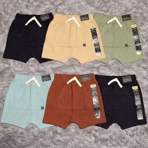 Modern Moments Shorts Bundle Soft Waffle Cotton Toddler Boys 18 Months NEW